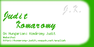 judit komaromy business card